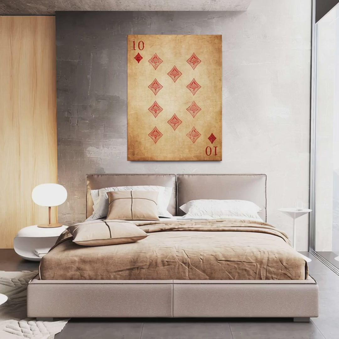 Ten of Diamonds Wall Art
