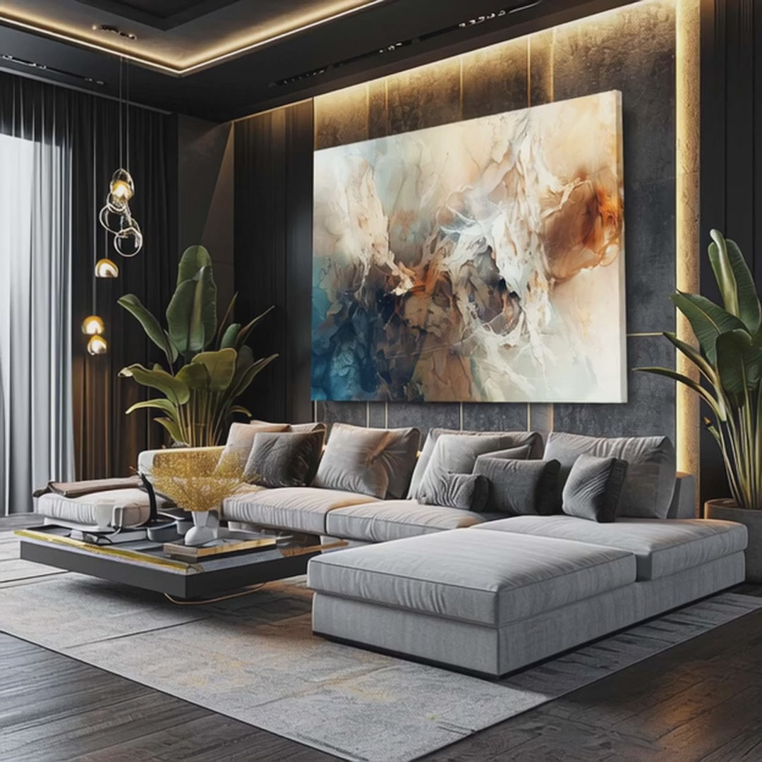 Ethereal Drift Abstract Art