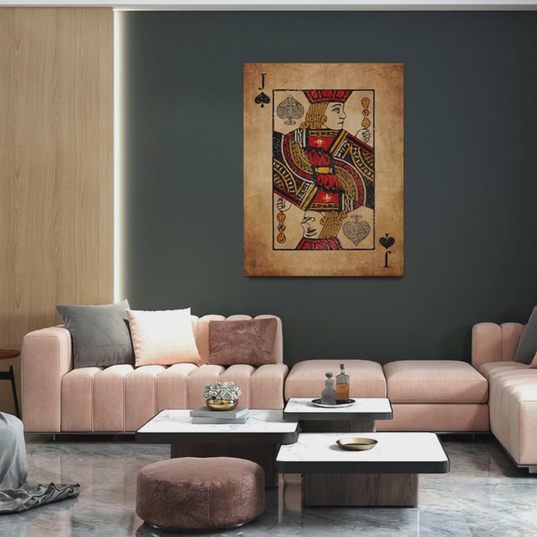 Vintage Jack of Spades Art