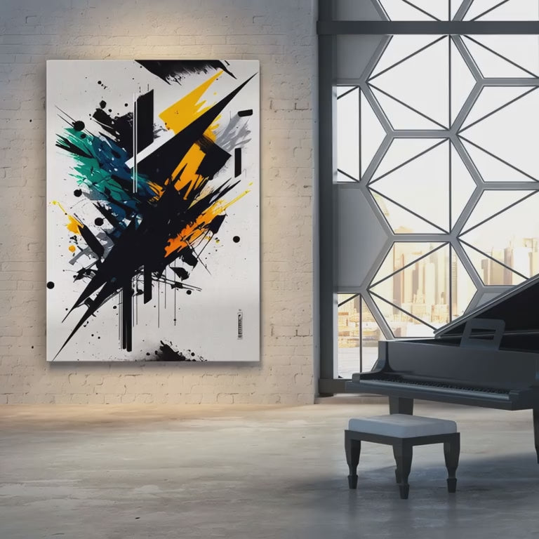 Modern Green Abstract Wall Art