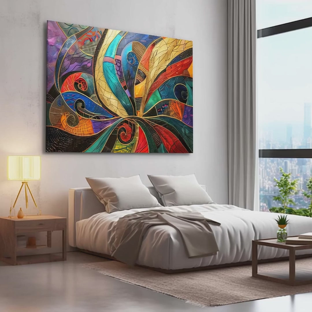 Abstract Art Vibrant Harmony