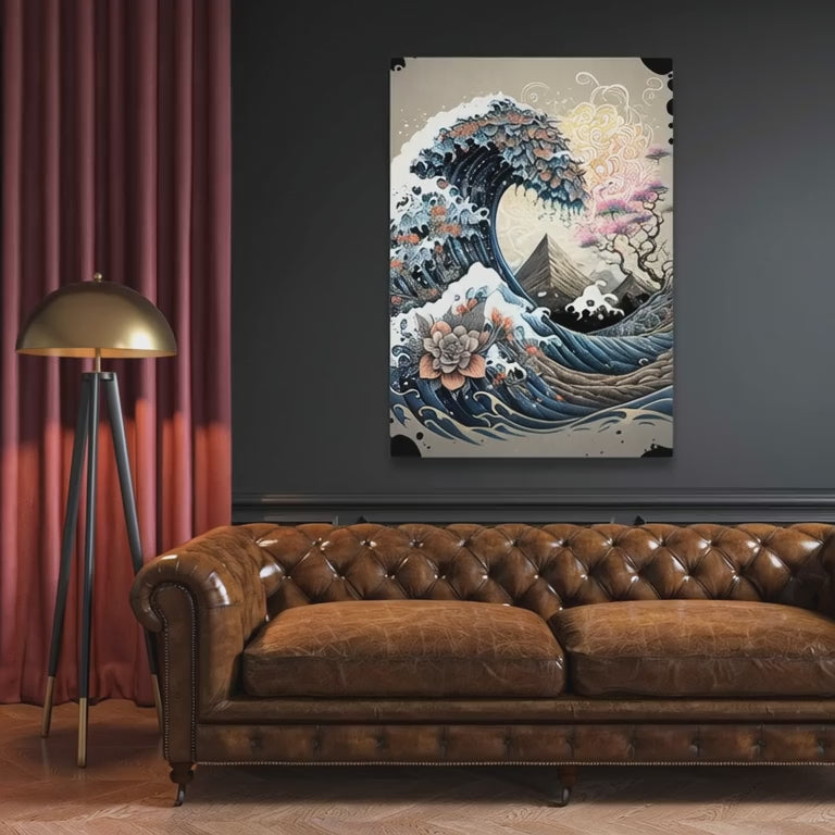 Japanese Wave Wall Art