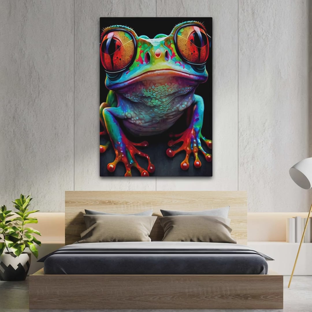 Colorful Grenouille Wall Art