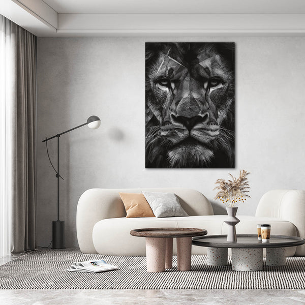 Primal Lion Wall Art | MusaArtGallery™