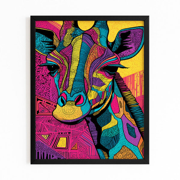 Print Giraffe  Wall Art