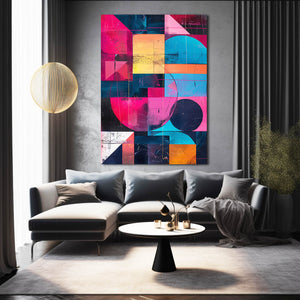 Prism Pulse Abstract Art | MusaArtGallery™