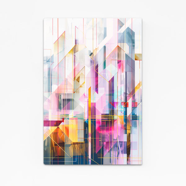 Prismatic City Abstract Art | MusaArtGallery™