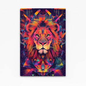 Prismatic Lion Wall Art | MusaArtGallery™