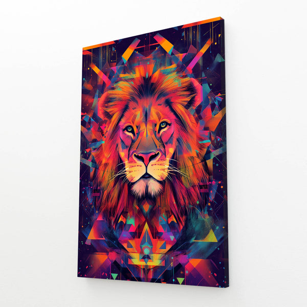 Prismatic Lion Wall Art | MusaArtGallery™