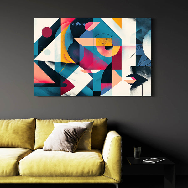 Prismatic Shapes Abstract Art | MusaArtGallery™