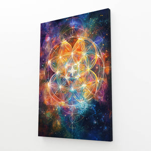 Psychedelic Flower Of Life Art