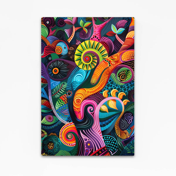 Psychedelic Garden Mexican Wall Art | MusaArtGallery™