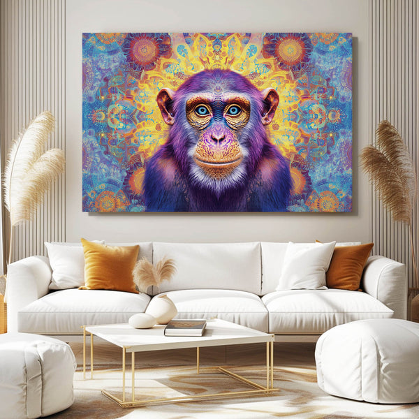 Psychedelic Monkey Art