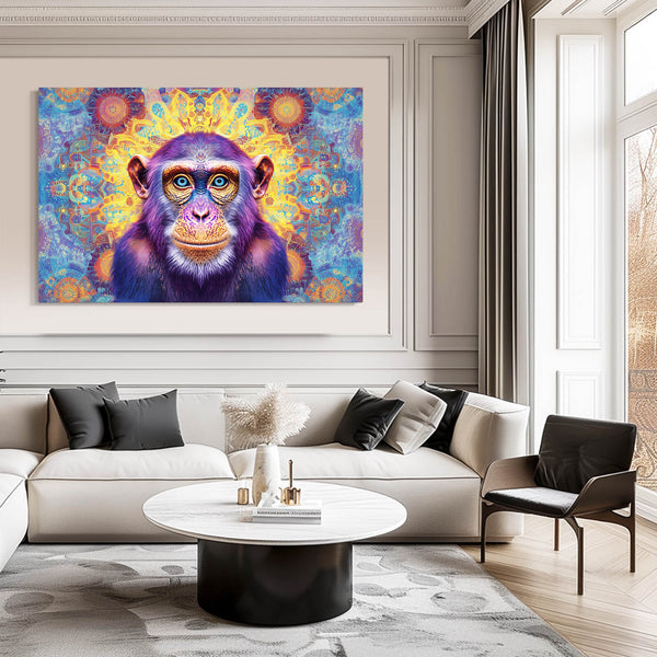 Psychedelic Monkey Art