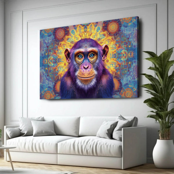 Psychedelic Monkey Art