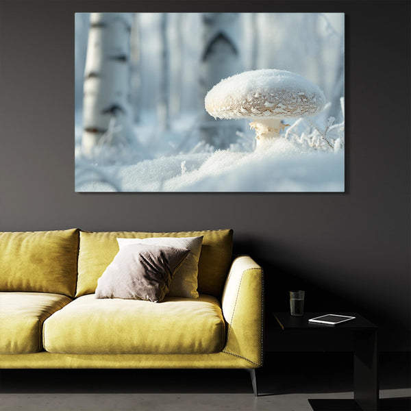 White Mushroom Art Decor | MusaArtGallery™