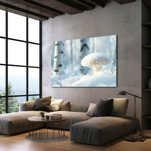 White Mushroom Art Decor | MusaArtGallery™