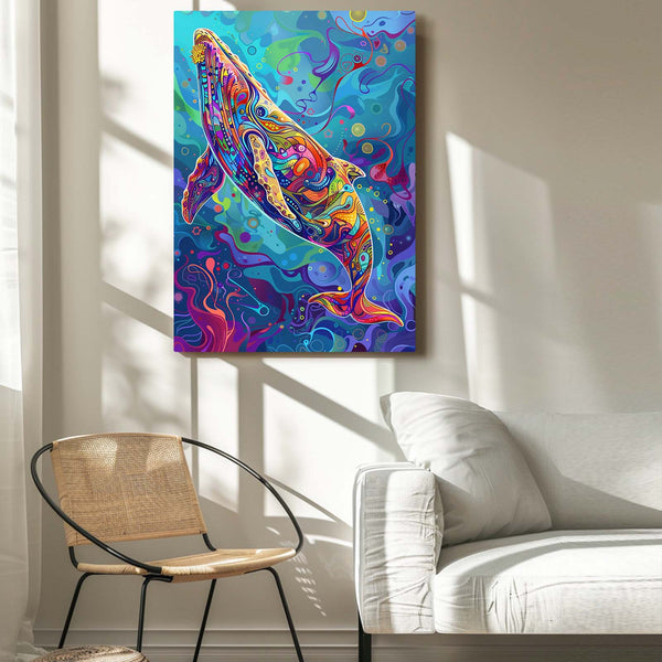 Psychedelic Whale Art | MusaArtGallery™