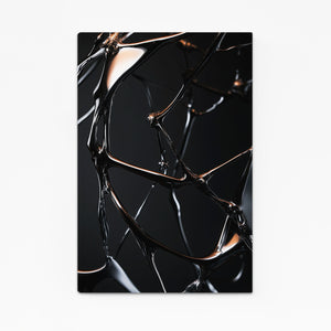 Pure Black Abstract Art