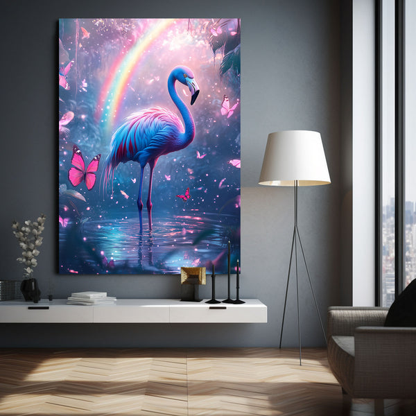 Purple Bird Wall Art