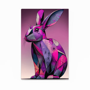 Purple Bunny Wall Art