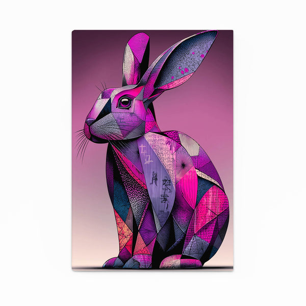 Purple Bunny Wall Art