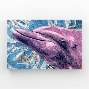 Purple Dolphin Art