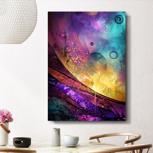 Purple Egyptian Wall Art