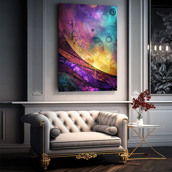 Purple Egyptian Wall Art