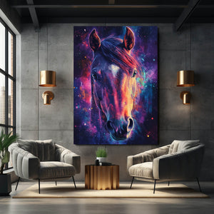 Purple Horse Wall Art