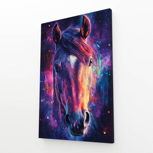 Purple Horse Wall Art