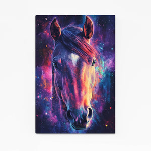 Purple Horse Wall Art
