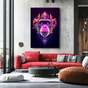 Purple Monkey Artwork