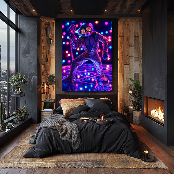 Purple Monkey Wall Art