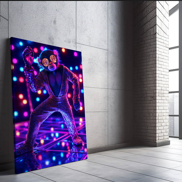 Purple Monkey Wall Art