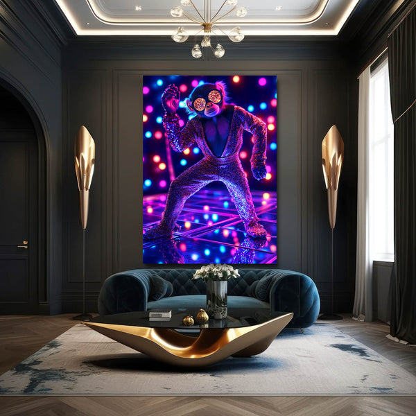 Purple Monkey Wall Art