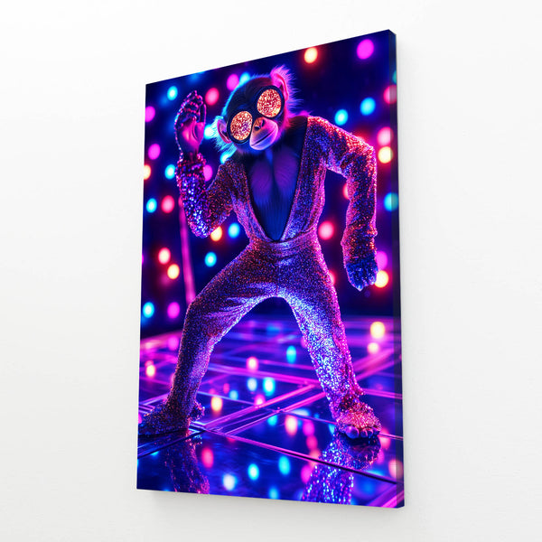 Purple Monkey Wall Art