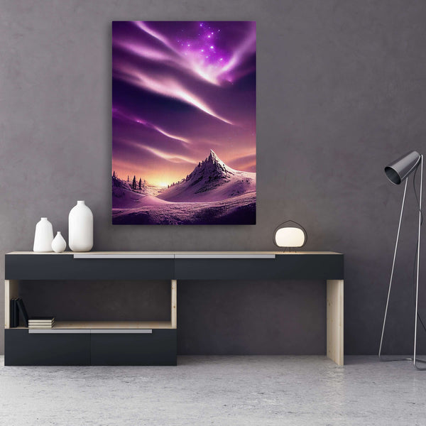 Purple Mountain Wall Art | MusaArtGallery™ 