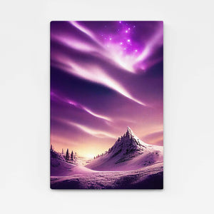 Purple Mountain Wall Art | MusaArtGallery™ 