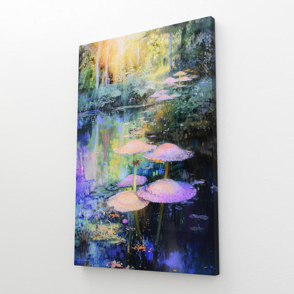 Purple Mushroom Art | MusaArtGallery™