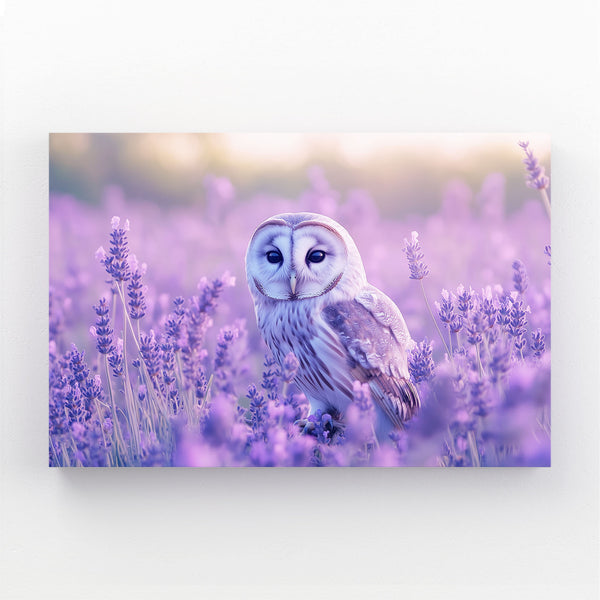 Purple Owl Wall Art