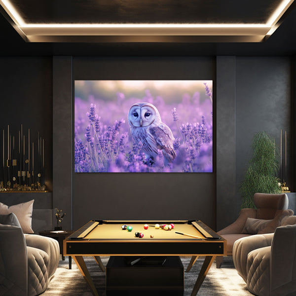 Purple Owl Wall Art