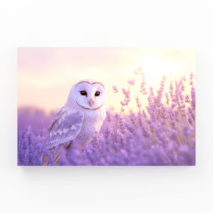 Purple Owl Wall Decor