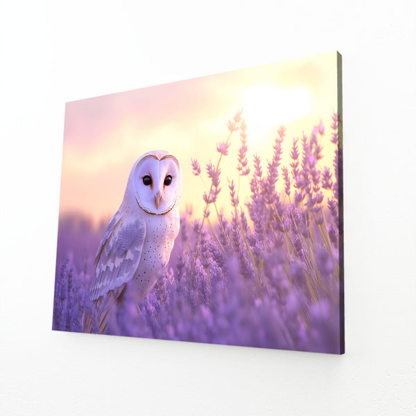 Purple Owl Wall Decor