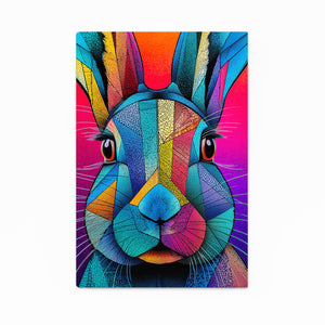 Purple Rabbit Wall Decor