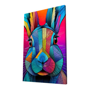 Purple Rabbit Wall Decor