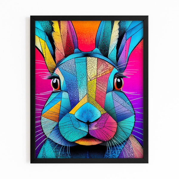 Purple Rabbit Wall Decor