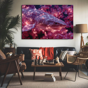 Purple Shark Art