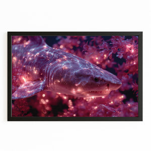 Purple Shark Art