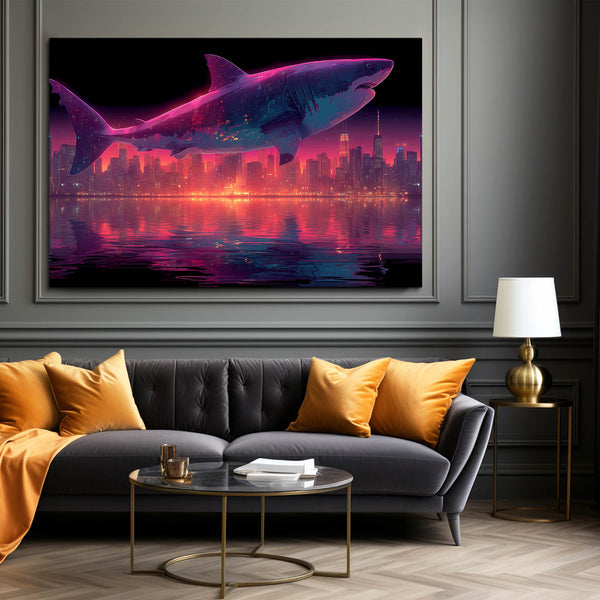 Purple Shark Artwork